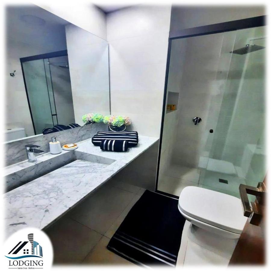 Apto Moderno Con Piscina De Borde Infinito Санта-Крус-де-ла-Сьерра Экстерьер фото
