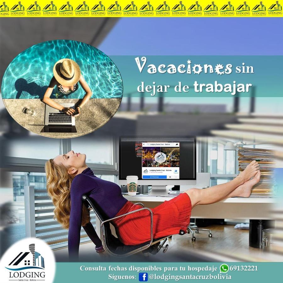 Apto Moderno Con Piscina De Borde Infinito Санта-Крус-де-ла-Сьерра Экстерьер фото